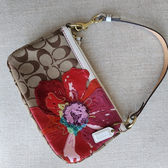 Coach Handbags - Coach Signature Poppy Floral Demi Bag Limited Edition